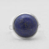 Natural Lapis Lazuli Sterling Silver Rings