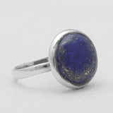 Natural Lapis Lazuli Sterling Silver Rings