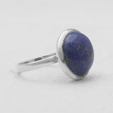 Natural Lapis Lazuli Sterling Silver Rings