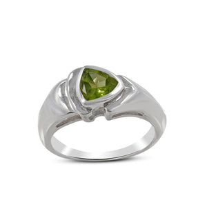 Peridot gemstone 925 Sterling Silver Rings