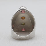 925 Sterling Silver Tourmaline Rings