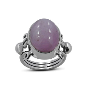 Kunzite Gemstone Sterling Silver Rings