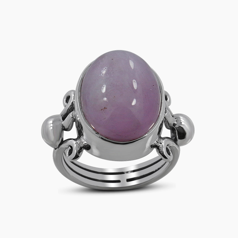 Kunzite Gemstone Sterling Silver Rings