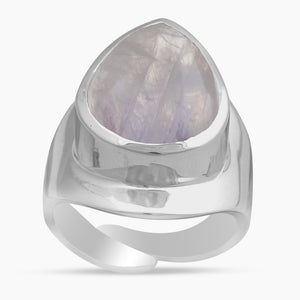 925 Silver Rainbow Moonstone Rings