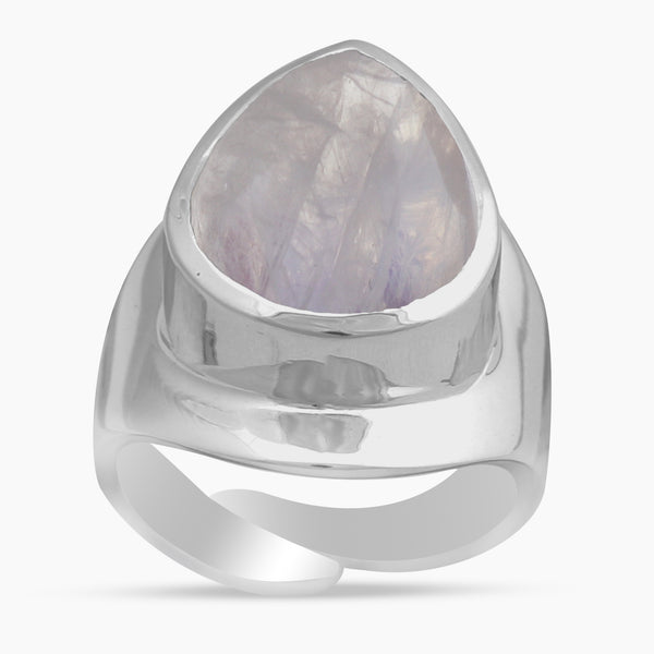 925 Silver Rainbow Moonstone Rings