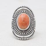 Sponge Coral Silver Rings