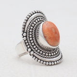 Sponge Coral Silver Rings