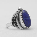 Natural Mexican Turquoise Silver Rings