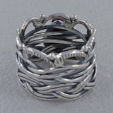 Natural Ruby 925 Sterling Silver Rings