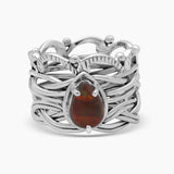 Natural Ruby 925 Sterling Silver Rings