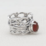 Natural Ruby 925 Sterling Silver Rings