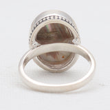 Abalone Shell Silver Rings