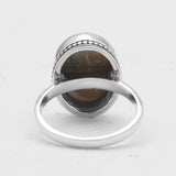 Abalone Shell Silver Rings