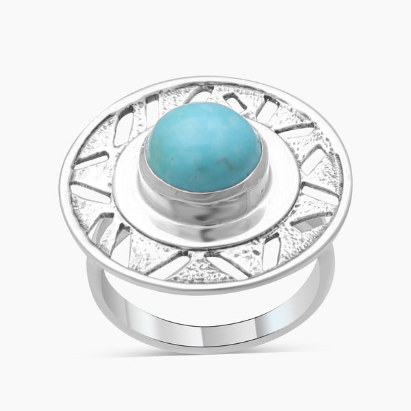 Mexican Turquoise Silver Rings