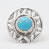 Mexican Turquoise Silver Rings
