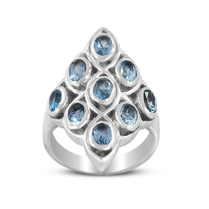 925 Sterling Silver Peridot Rings