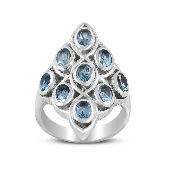 925 Sterling Silver Peridot Rings