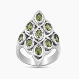 925 Sterling Silver Peridot Rings