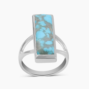 Mexican Turquoise Silver Rings