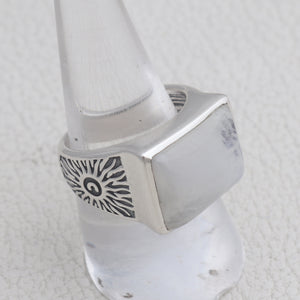 Rainbow Moonstone Silver Rings