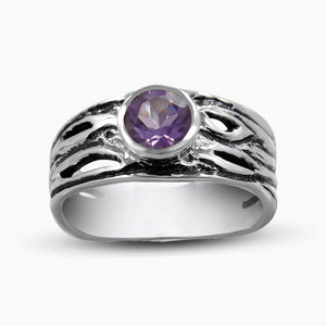 925 Sterling Silver Garnet Rings