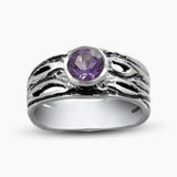 925 Sterling Silver Garnet Rings