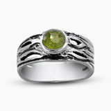 925 Sterling Silver Garnet Rings