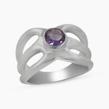 Iolite Silver Rings