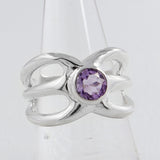 Iolite Silver Ring