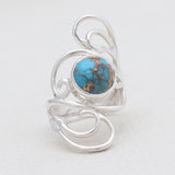 Rainbow Moonstone Designer Silver Rings