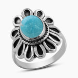 925 Sterling Silver Larimar Rings