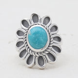 925 Sterling Silver Larimar Rings