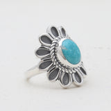 925 Sterling Silver Larimar Rings