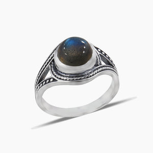 Labradorite Silver Rings