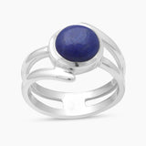 Rainbow Moonstone Silver Rings