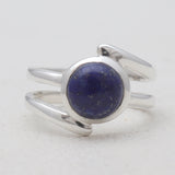 Rainbow Moonstone Silver Rings