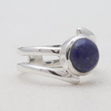 Rainbow Moonstone Silver Rings