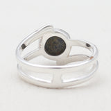 Rainbow Moonstone Silver Rings