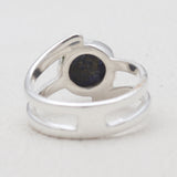 Rainbow Moonstone Silver Rings