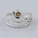 Citrine Silver Ring