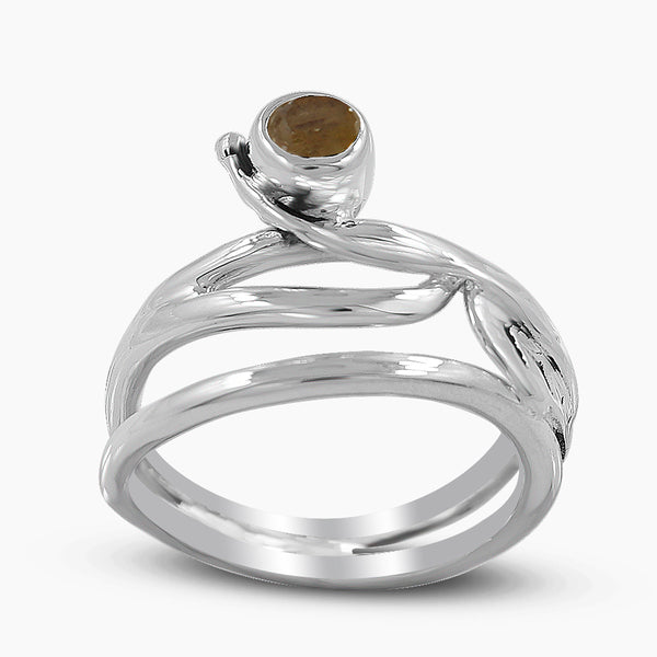 925 Sterling Silver Citrine Rings