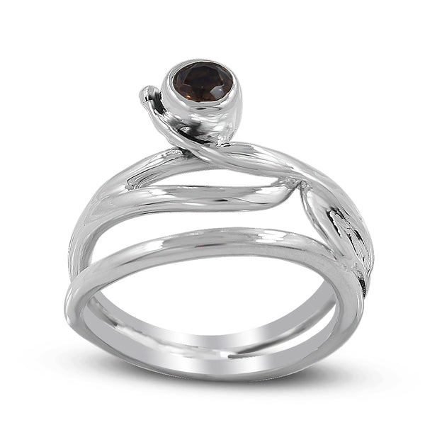 925 Sterling Silver Citrine Ring