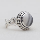 925 Sterling Silver Dendritic Opal Rings