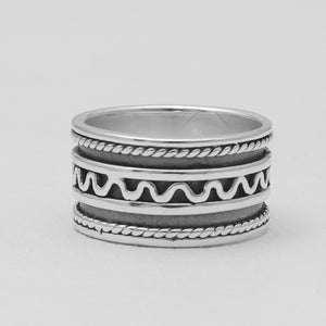 925 Sterling Silver Spinner Rings