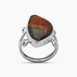 925 Sterling Silver Ammolite Rings