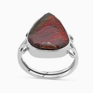 925 Sterling Silver Ammolite Rings
