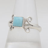 Rainbow Moonstone Silver Rings