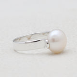 925 Sterling Silver Pearl Rings