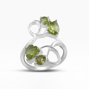 Natural Amethyst Silver Rings