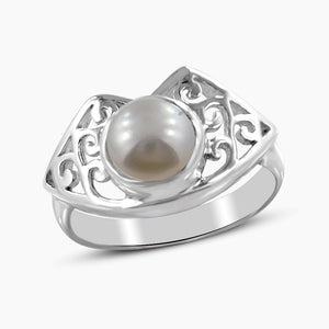 Rainbow Moonstone Silver Rings